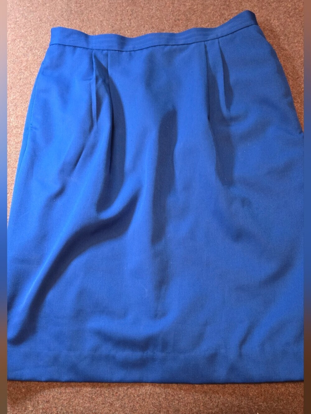 Royal Blue Uniform Skirt from the Workplace Cintas Size 16